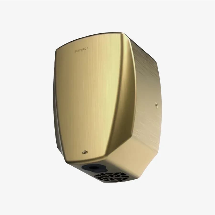 Euronics Velora Stainless Steel Automatic Hand Dryer, Brush Motor, 1200 W, Gold