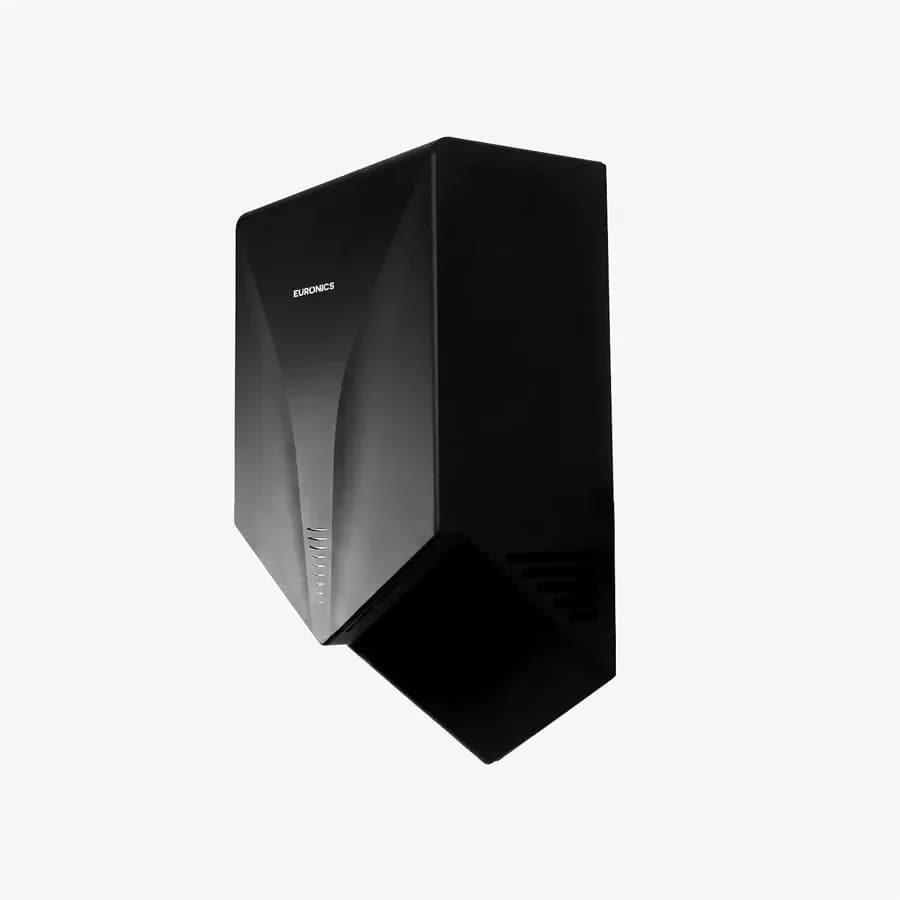 Euronics PHD501 High-Speed Automatic Hand Dryer, PC-ABS Body, Brush Motor, 1000 W, Black