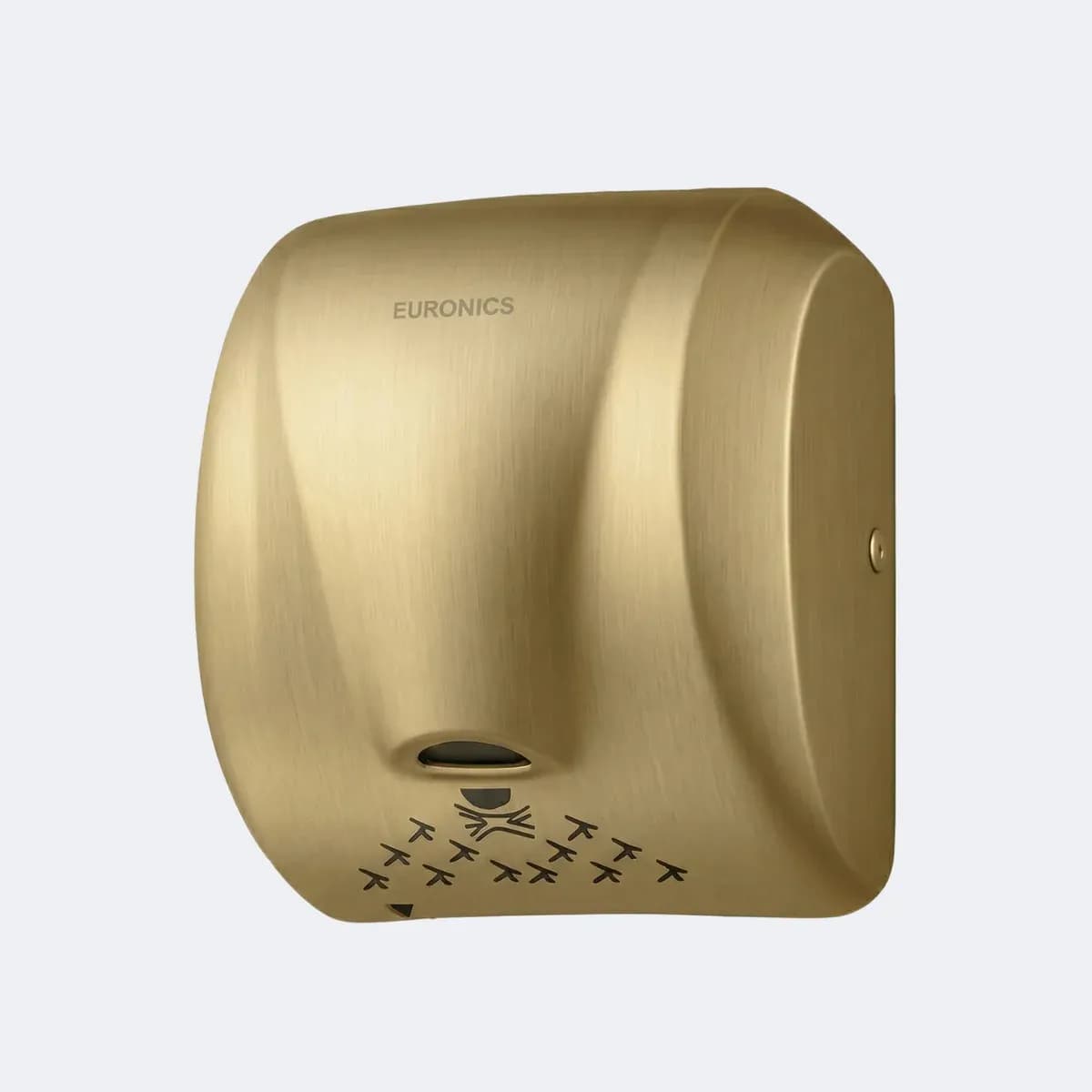 Euronics EH210N Stainless Steel Automatic Hand Dryer, Brush Motor, 1600 W, Gold