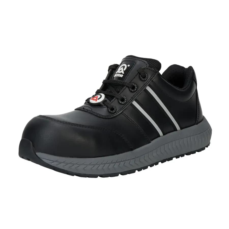 Acme Universal Turbo V2 S2 Composite Toe Safety Shoes, Low Ankle, Black Leather, Phylon-Rubber Sole, UK 11 (EU 46)