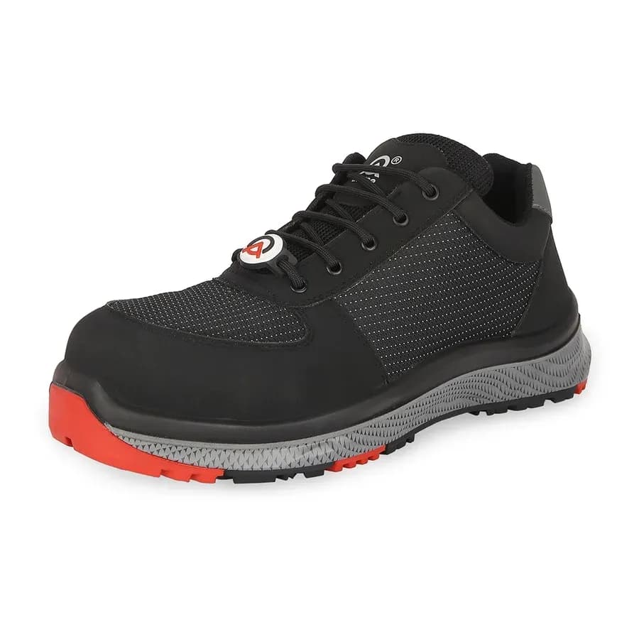 Acme Universal Montov V1 S1 Fibreglass Composite Toe Metal-Free Safety Shoes, Low Ankle, Triple Density PU-TPU Sole, UK 11 (EU 46)