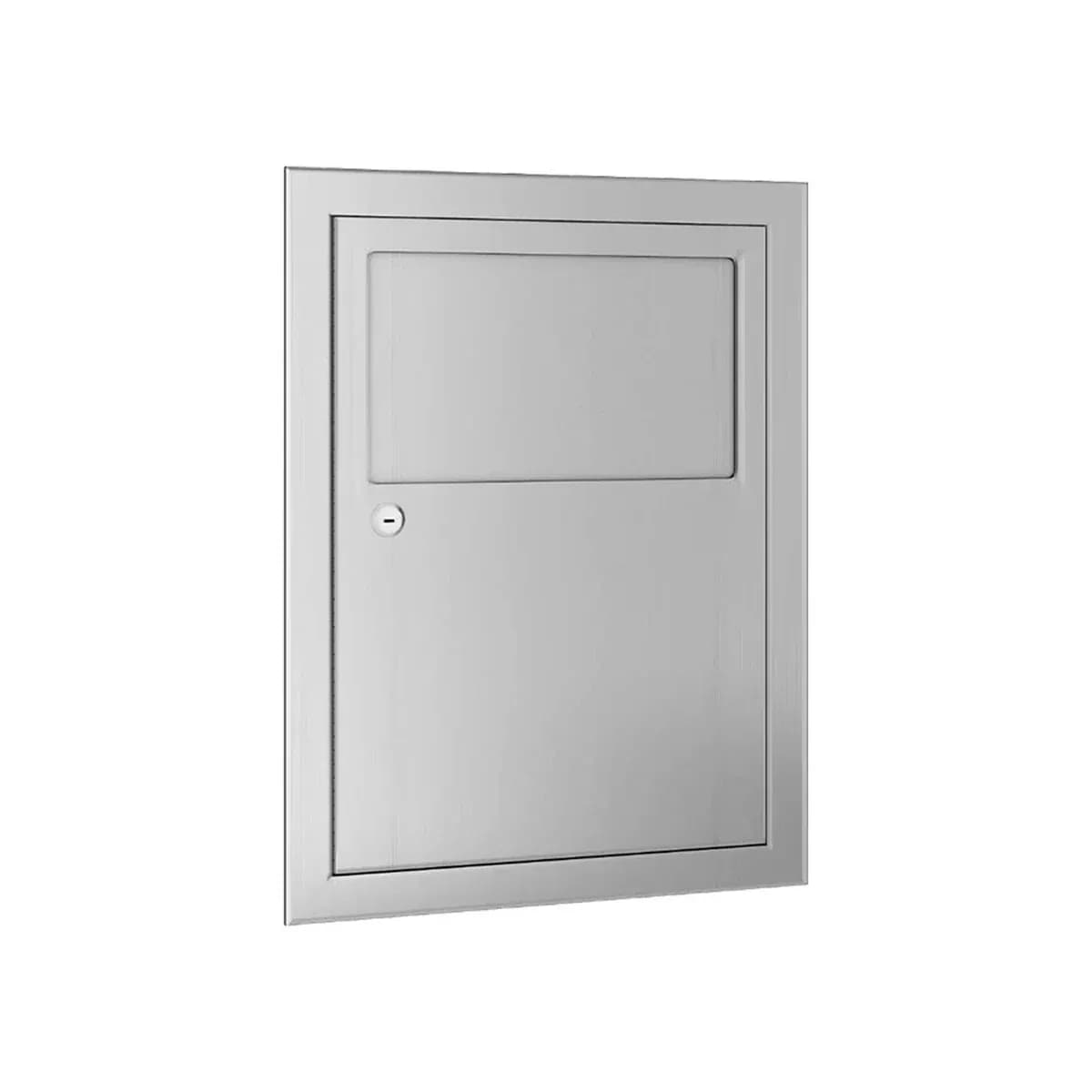 Euronics SWR5R Recessed Sanitary Napkin Disposal Unit, 304 Stainless Steel, 4.6 L